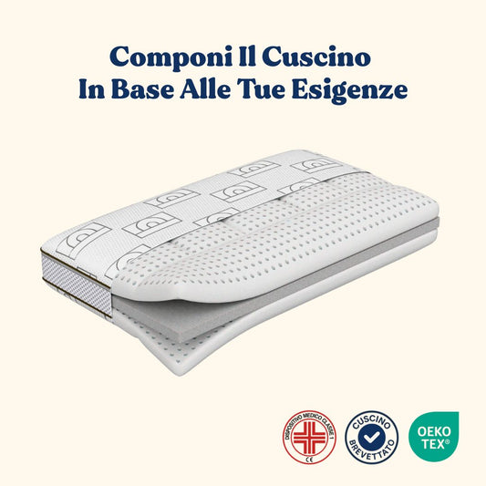 Cuscino Ad Altezza Regolabile - Memory Foam